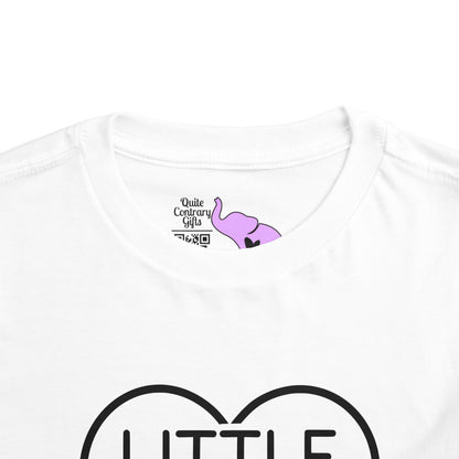 Little Sister (Heart) Toddler Tee