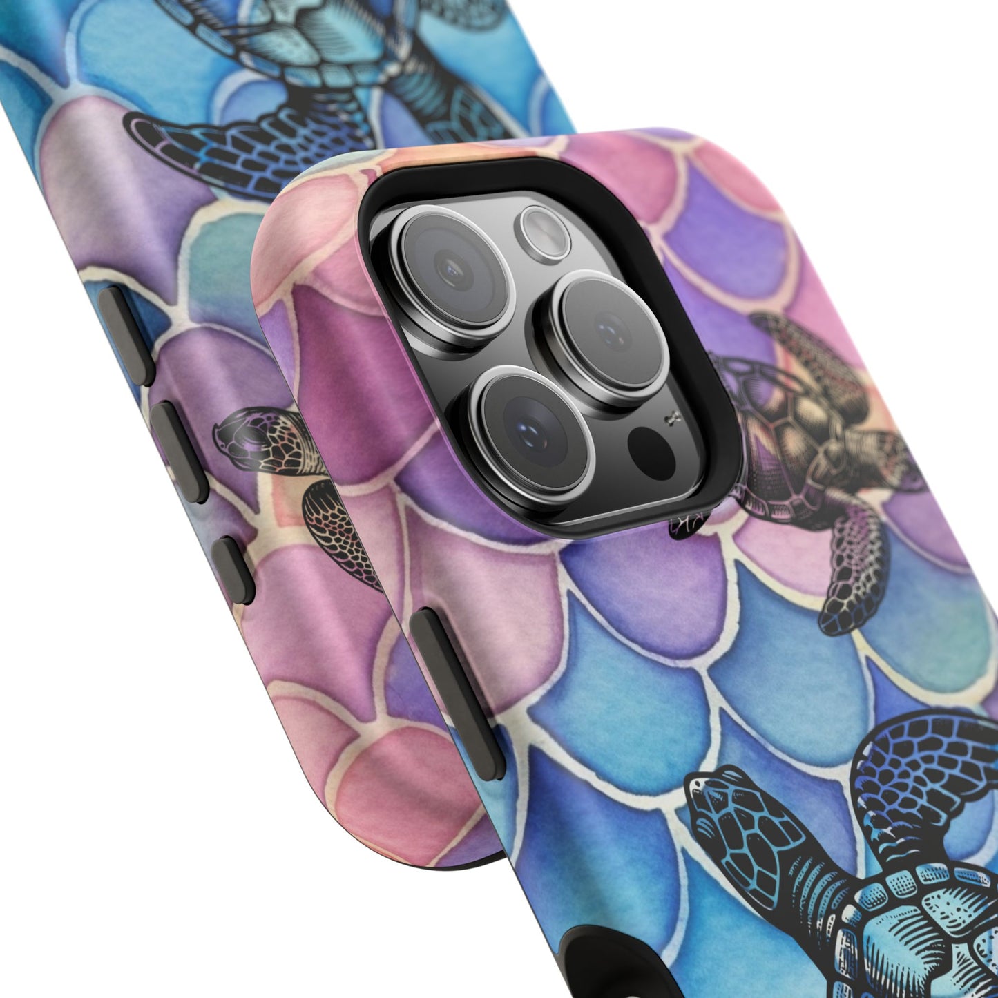 Sea Turtle Silhouette MagSafe® Compatible Tough Case for iPhone