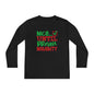Nice Until Proven Naughty 2 Youth Long Sleeve Tee