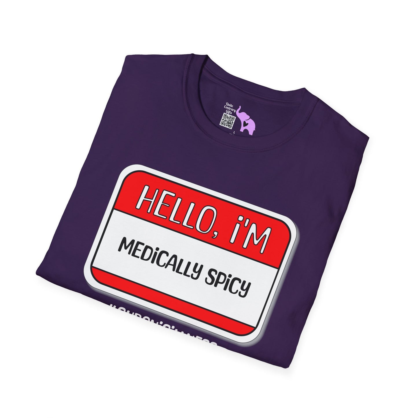 Hello, I'm Medically Spicy Adult T-shirt