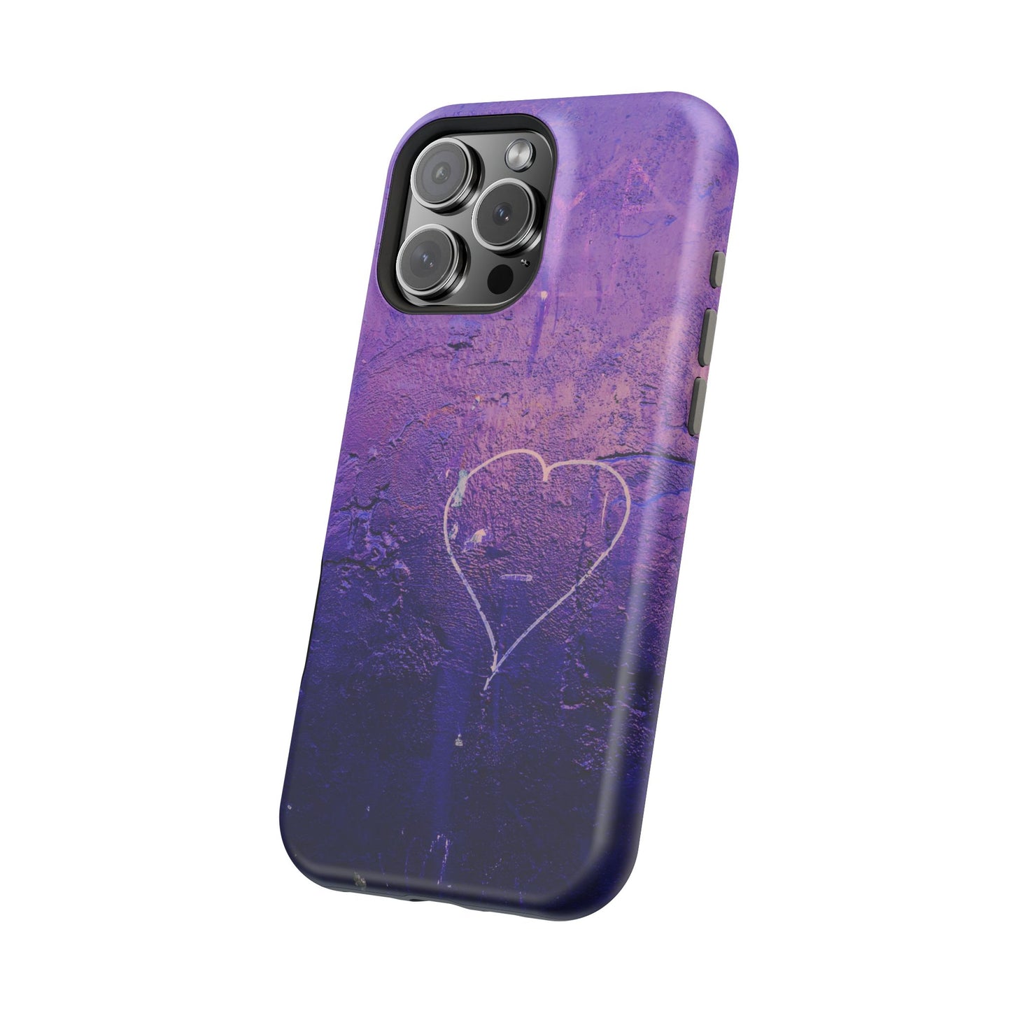Purple Heart Wall MagSafe® Compatible Tough Case for iPhone