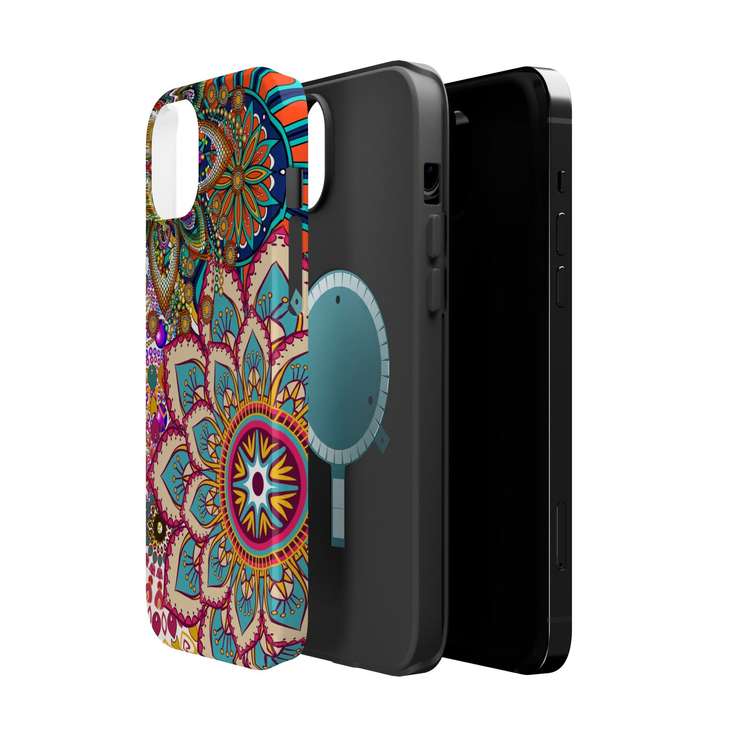 Colorful Mandala MagSafe® Compatible Tough Case for iPhone