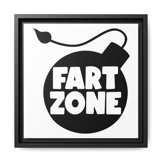 Fart Zone Canvas Bathroom Art