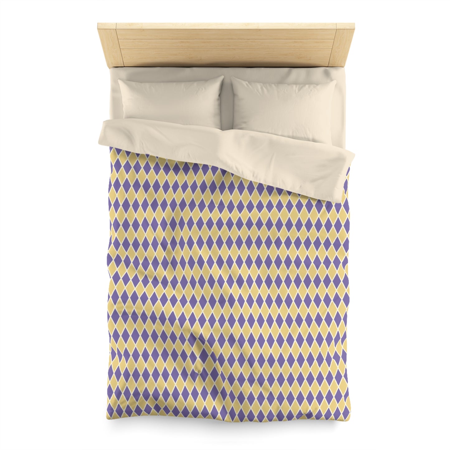 Violet & Sun Harlequin Microfiber Duvet Cover