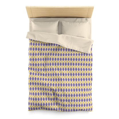 Violet & Sun Harlequin Microfiber Duvet Cover