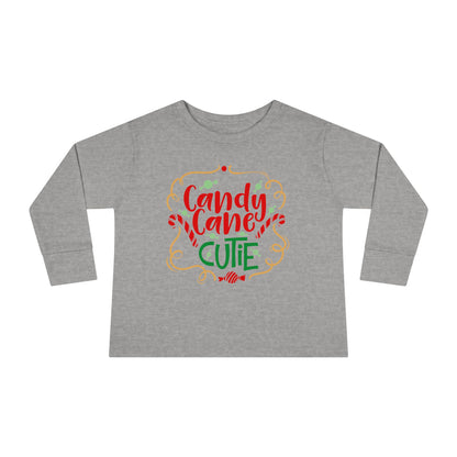 Candy Cane Cutie Toddler Long Sleeve Tee
