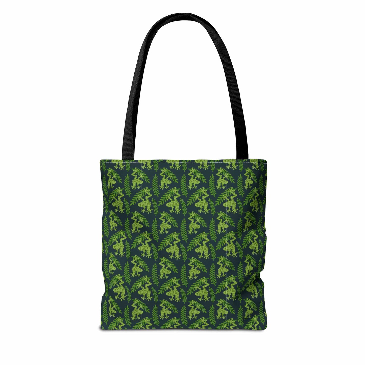 Emerald Canopy Frogs Canvas Tote Bag