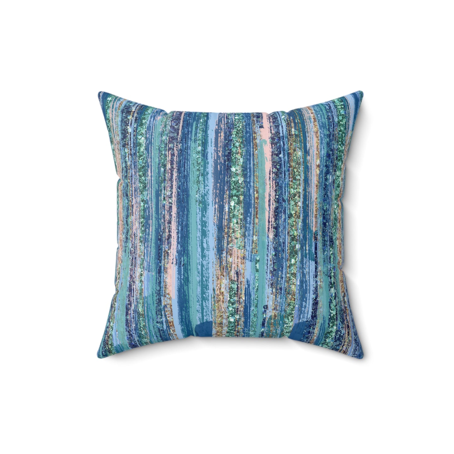 Ocean Drizzle Throw Pillow