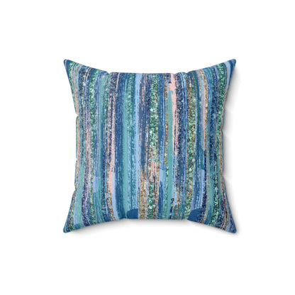 Ocean Drizzle Throw Pillow