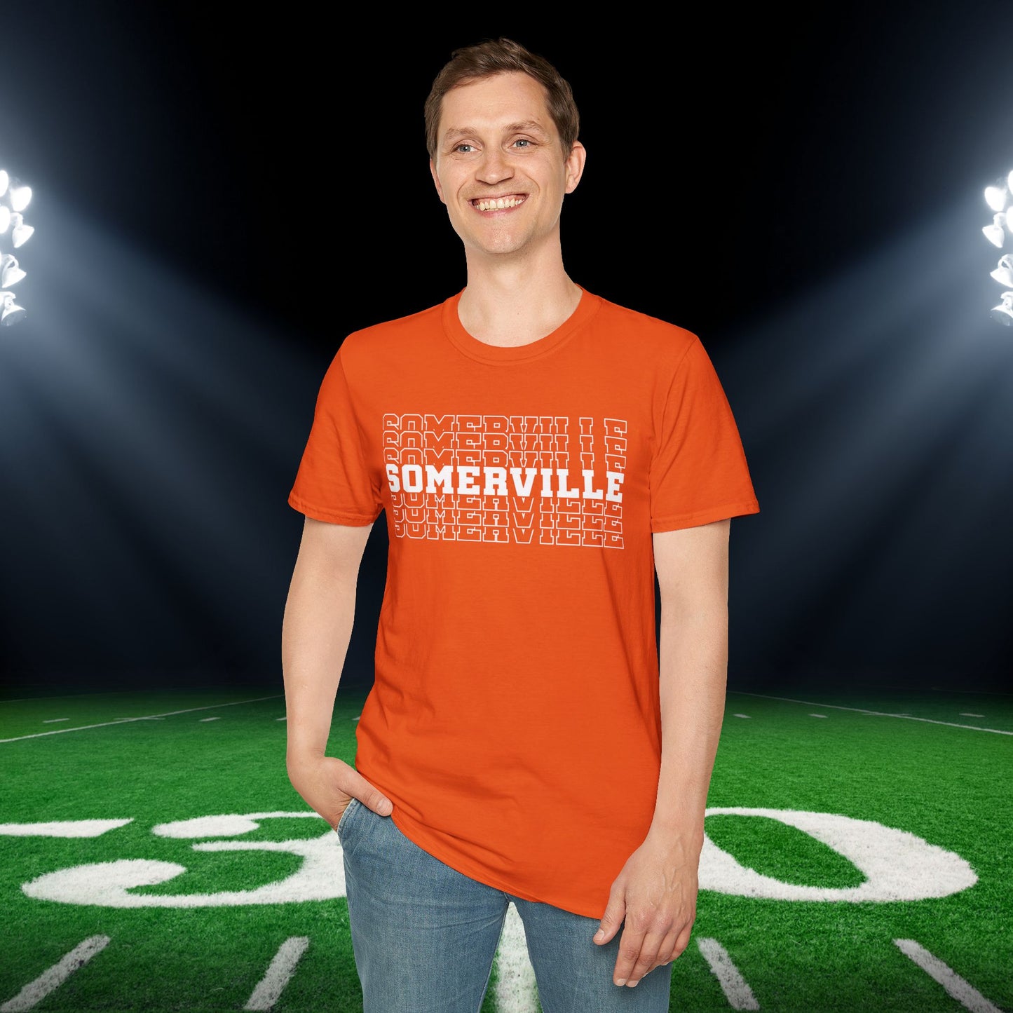 Somerville (Stacked) Adult T-shirt