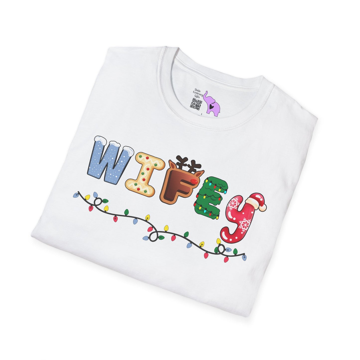 Christmas Wifey Adult T-shirt