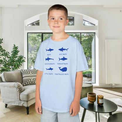 Nope Sharks Kids Heavy Cotton™ Tee