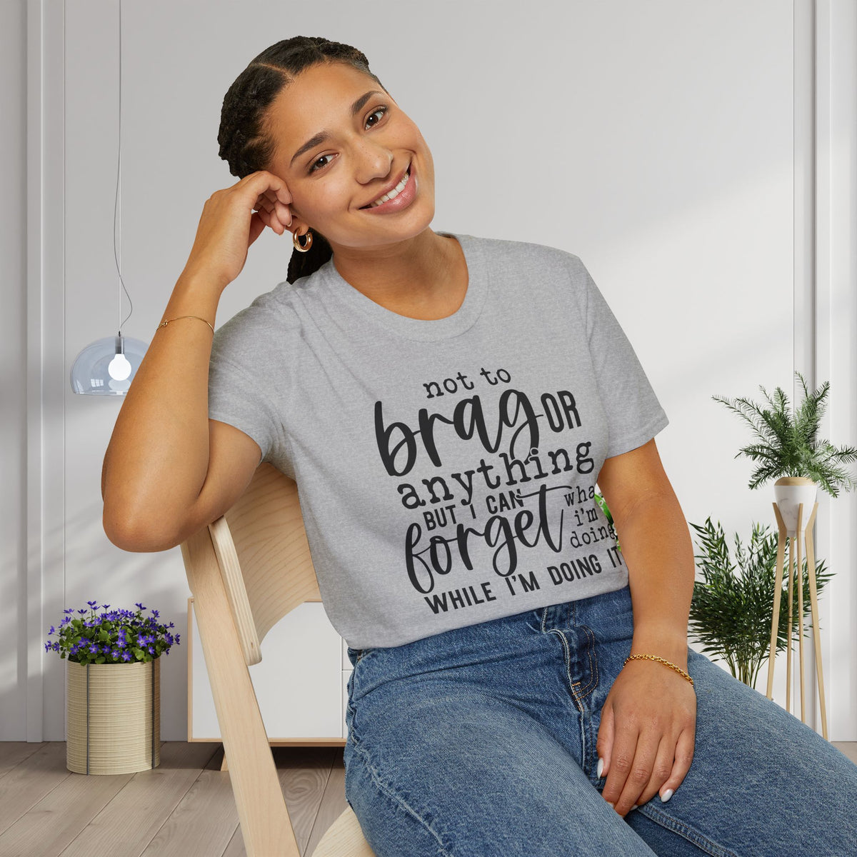 I Can Forget What I'm Doing While I Do It Adult T-shirt