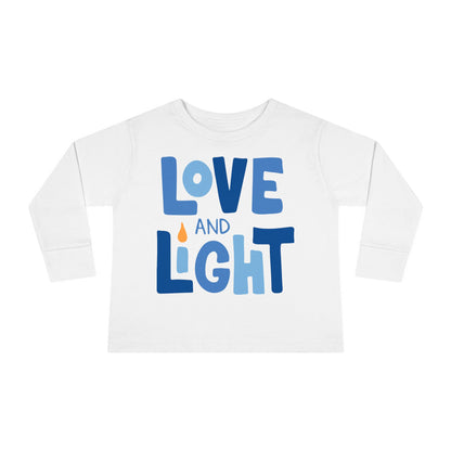 Hanukkah Love & Light 2 Toddler Long Sleeve Tee