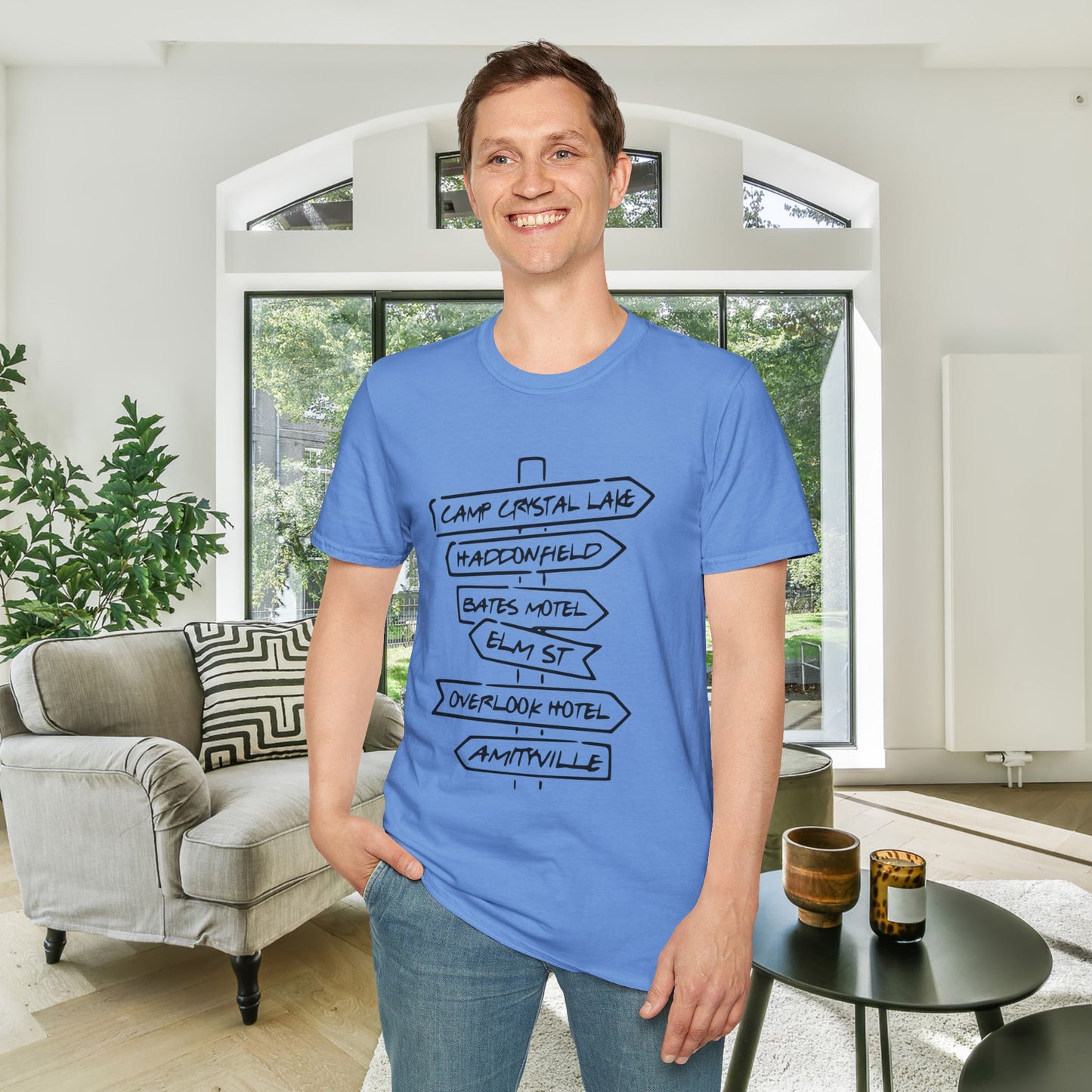 Horror Film Sign Adult T-shirt
