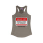 Hello, I'm Medically Gaslit But Persistent Women's Ideal Racerback Tank