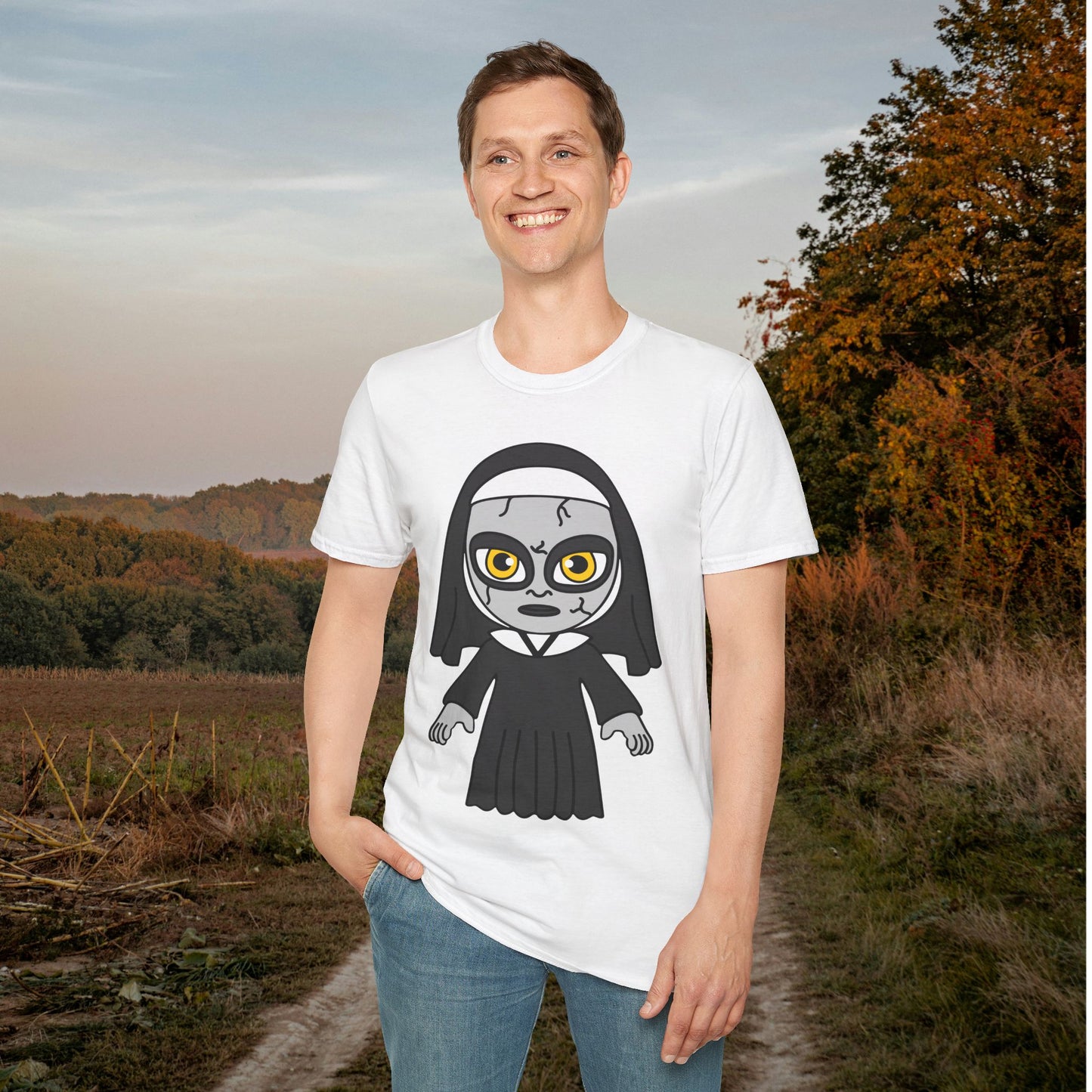 Creepy Nun Adult T-shirt