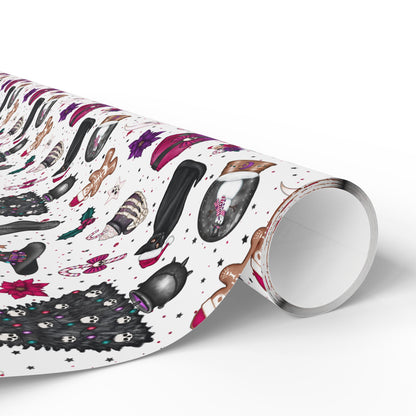 Creepy Christmas Wrapping Paper