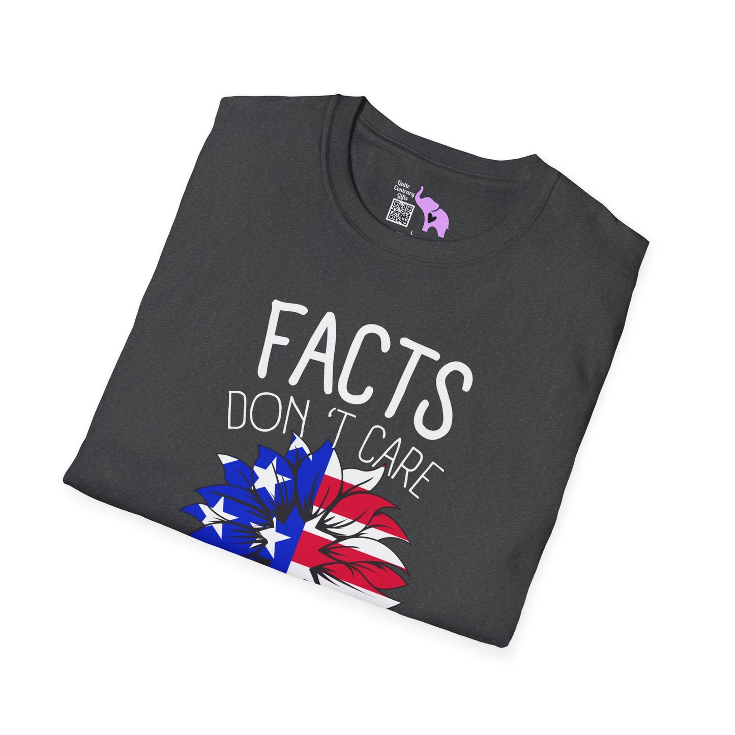 Facts Don't Care About Your Feelings American Flag Adult T-shirt