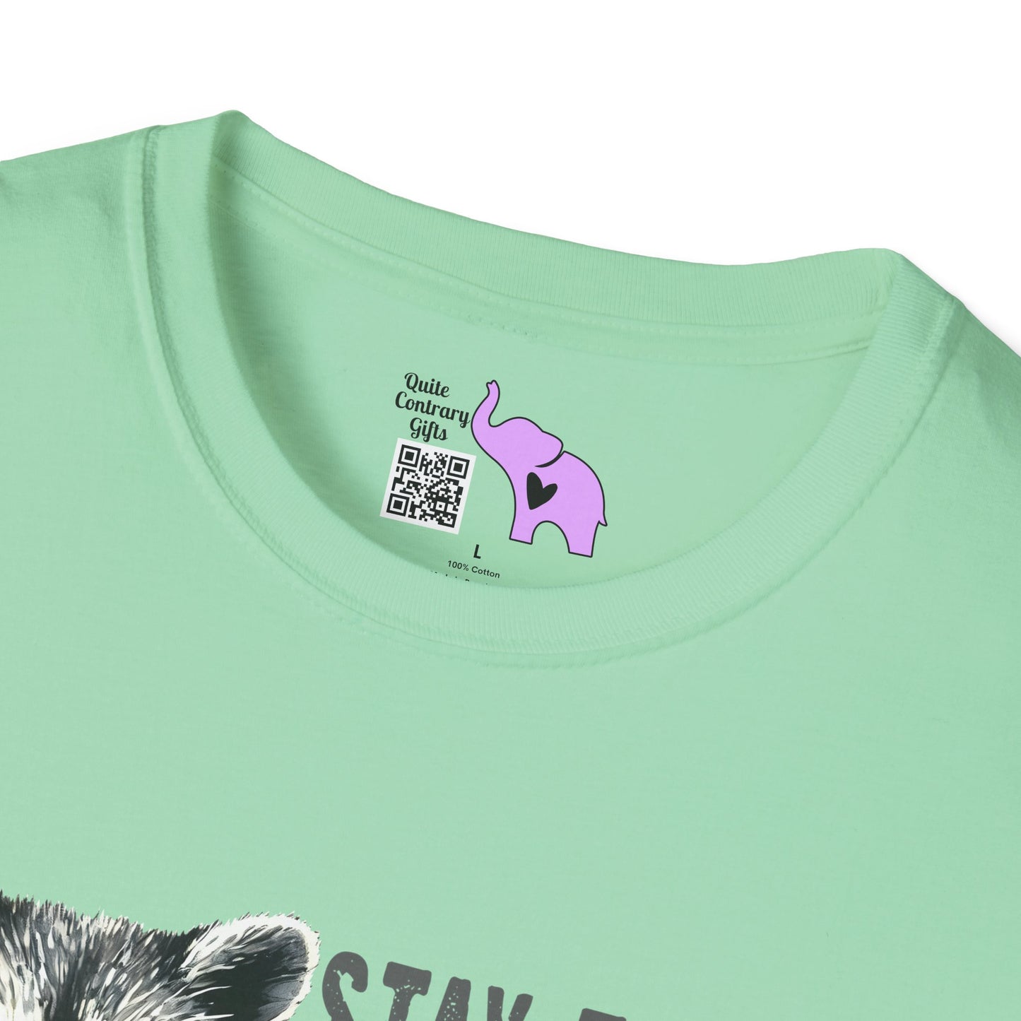 Stay Trashy (Racoon) Adult T-shirt