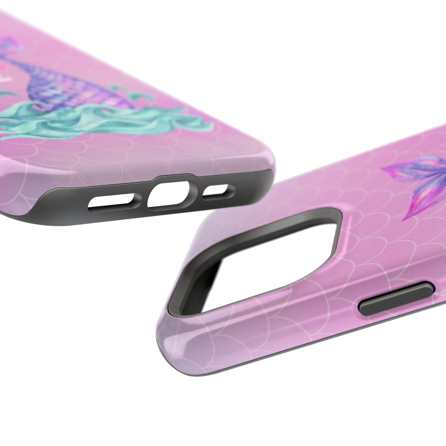 Pink Mermaid Life MagSafe® Compatible Tough Case for iPhone