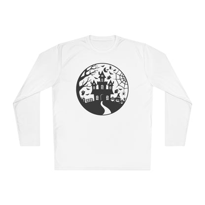 Haunted House on the Hill Adult Long Sleeve Tee