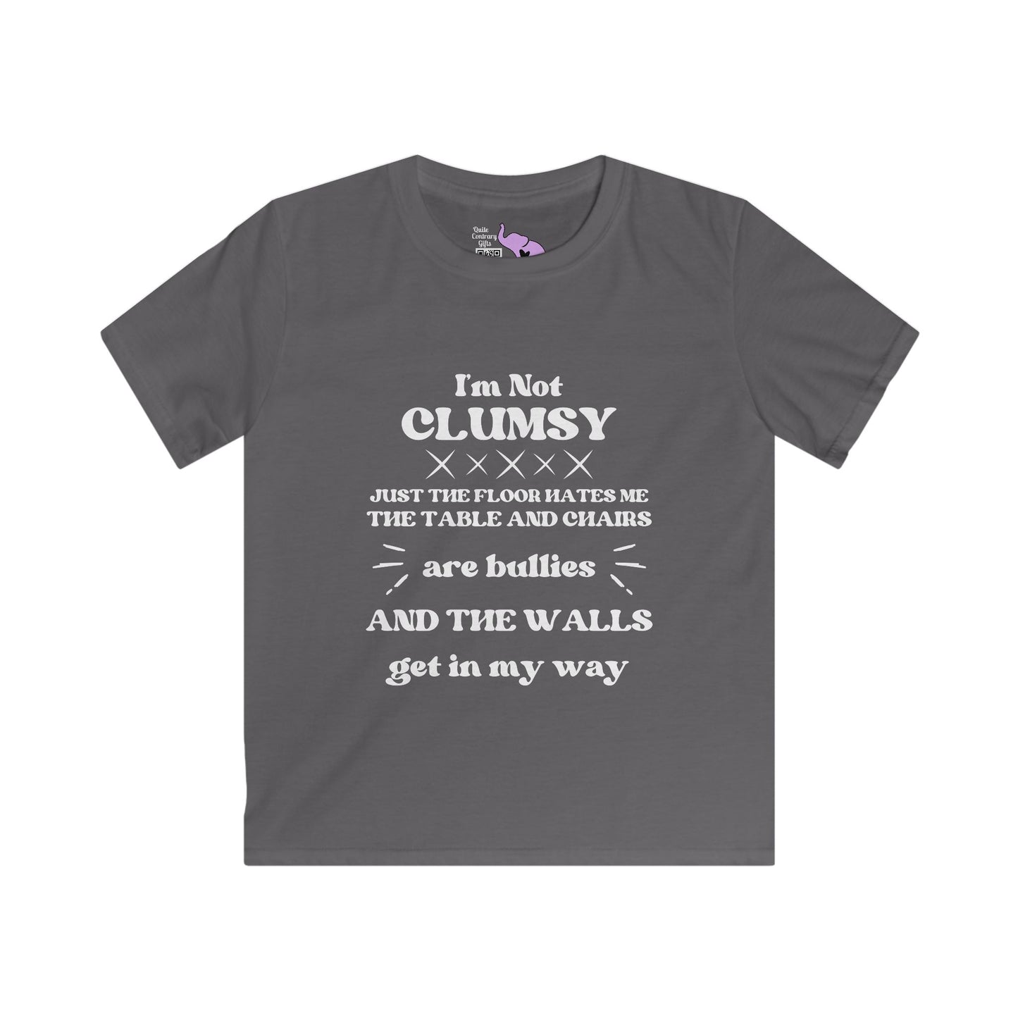 I'm Not Clumsy Youth Softstyle Tee