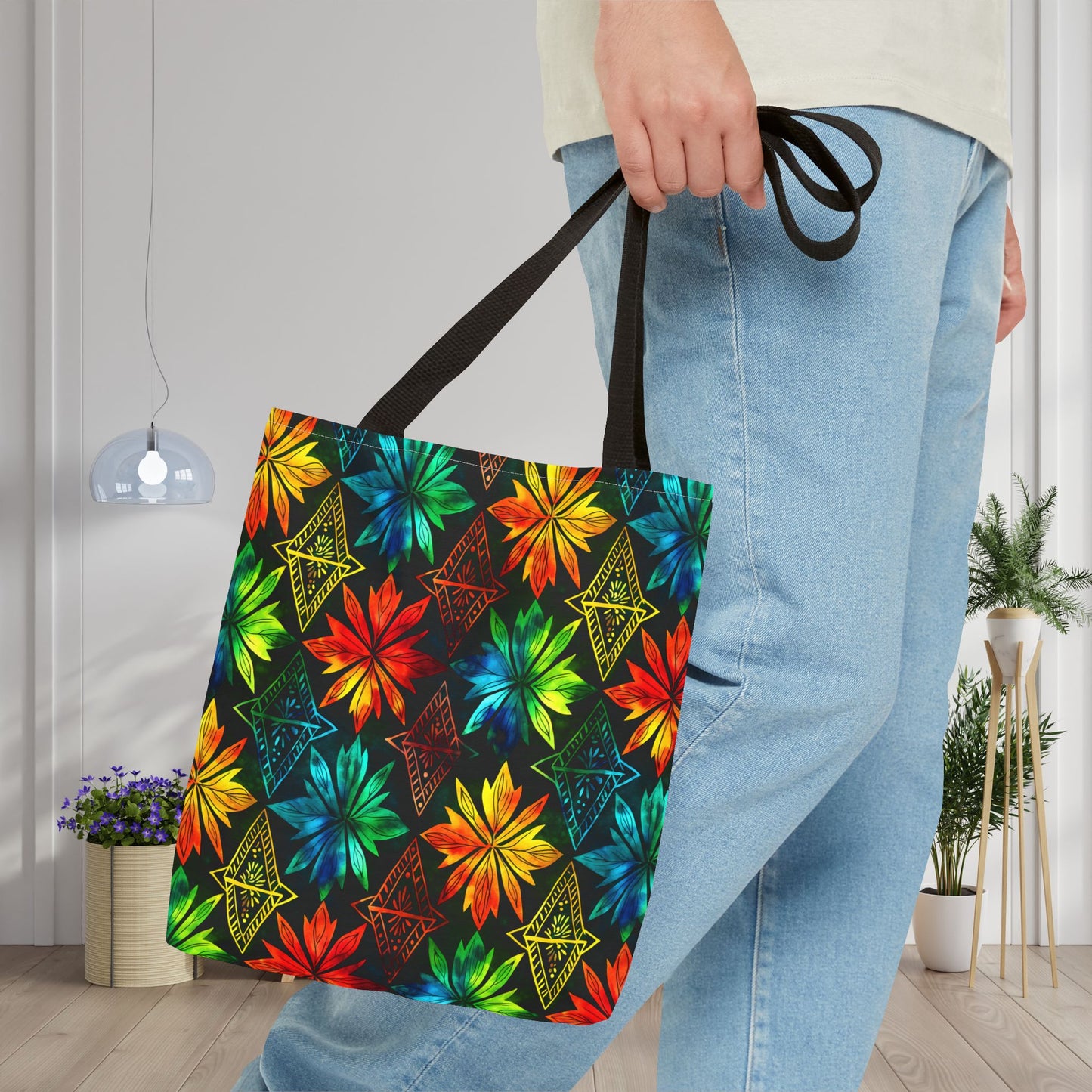 Celebration Mosaic Canvas Tote Bag