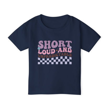 Short Loud and Unpredictable Heavy Cotton™ Toddler T-shirt