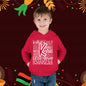 Kwanzaa Wordcloud Toddler Hoodie
