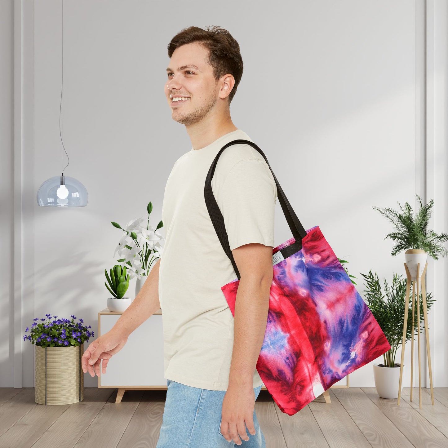 Freedom Swirl Canvas Tote Bag