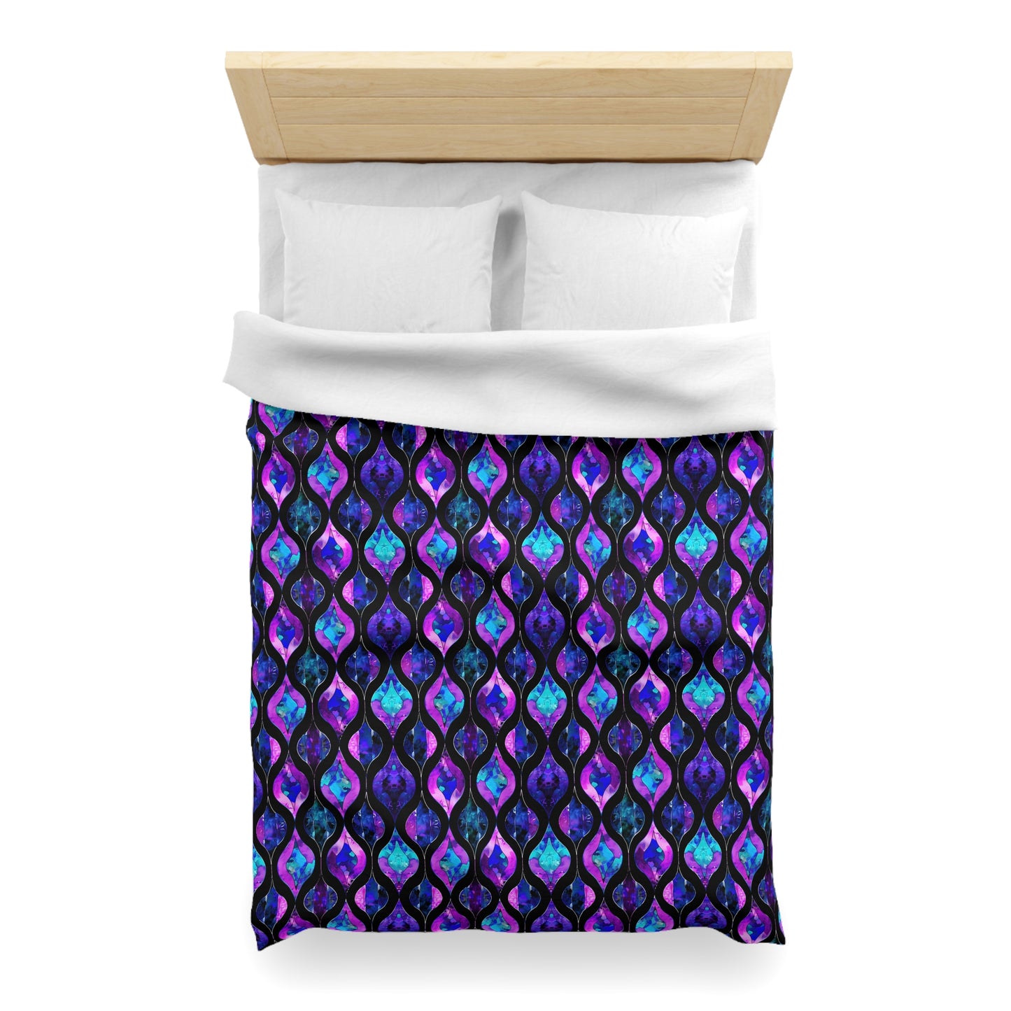 Midnight Cathedral Microfiber Duvet Cover