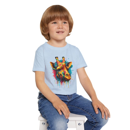 Colorful Giraffe Heavy Cotton™ Toddler T-shirt