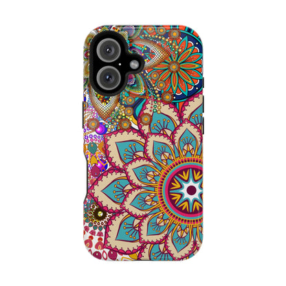 Colorful Mandala MagSafe® Compatible Tough Case for iPhone