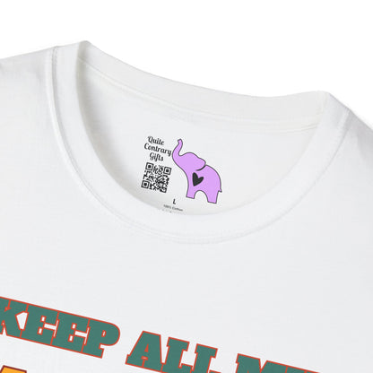 I Keep All My Dad Jokes in a Dad-A-Base Adult T-shirt