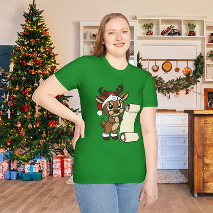 Reindeer Claus Adult T-shirt