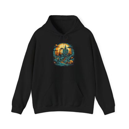 Creepy Cemetery 13 Heavy Blend™ Hooded Sweatshirt