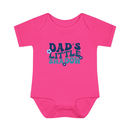 Dad's Little Shadow Infant Baby Rib Bodysuit