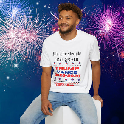 We The People Have Spoken Trump/Vance 2025-2029 Adult T-shirt