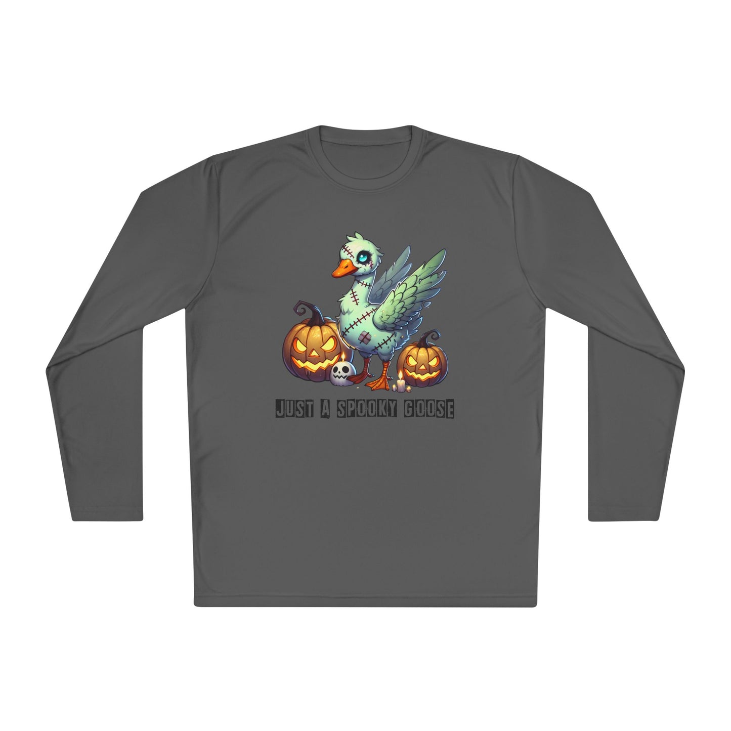 Just A Spooky Goose Adult Long Sleeve Tee