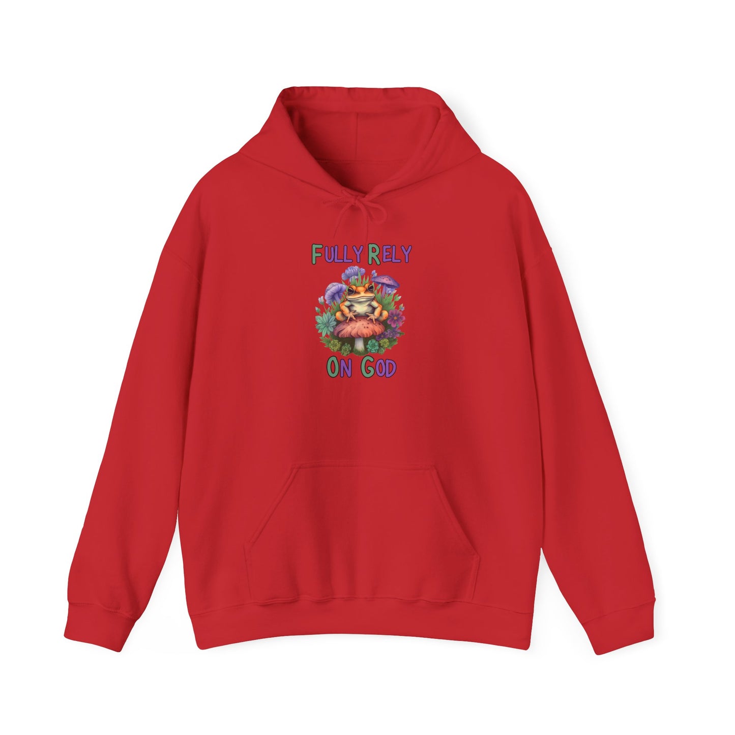 Fully Rely On God Heavy Blend™ Hooded Sweatshirt