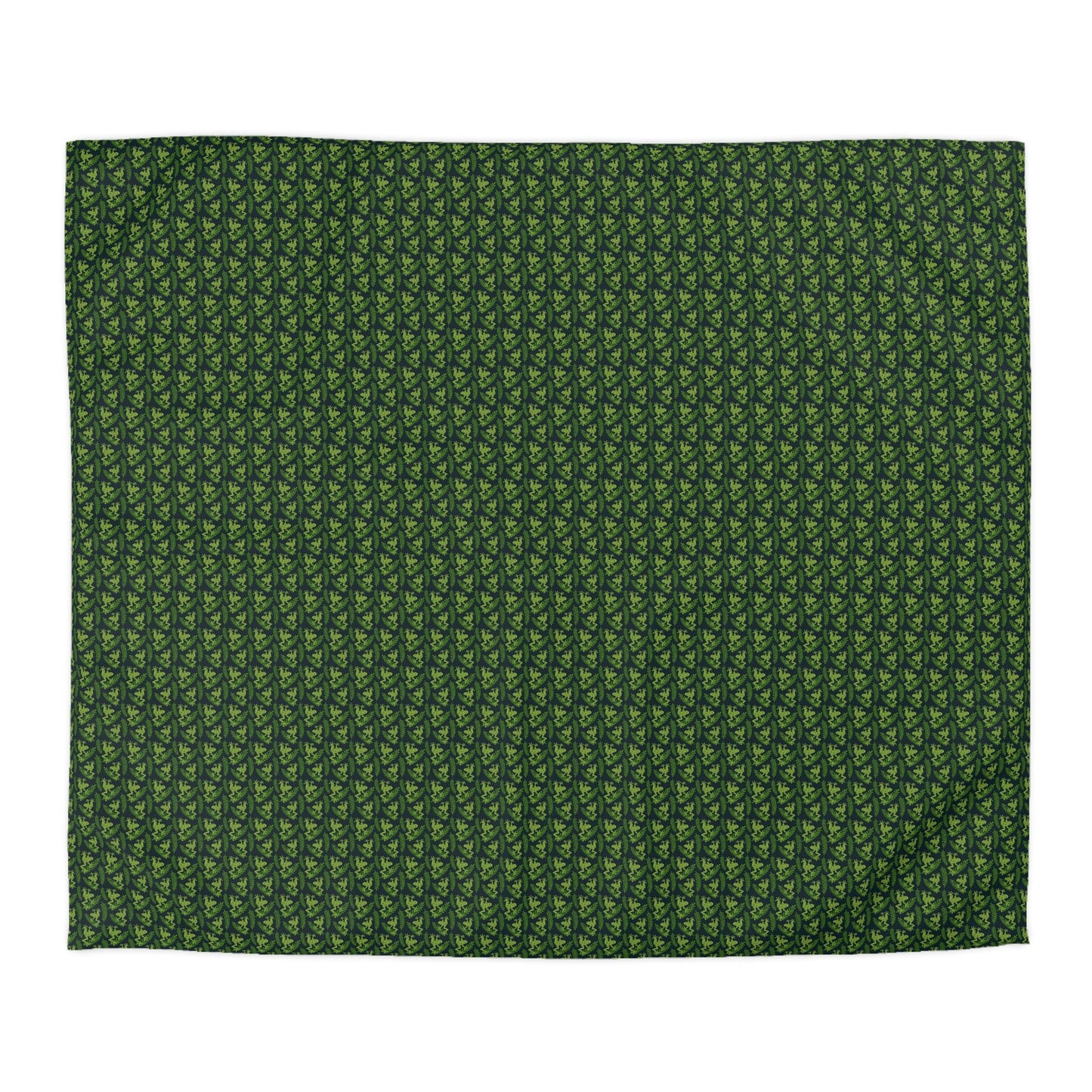 Emerald Canopy Frogs Microfiber Duvet Cover