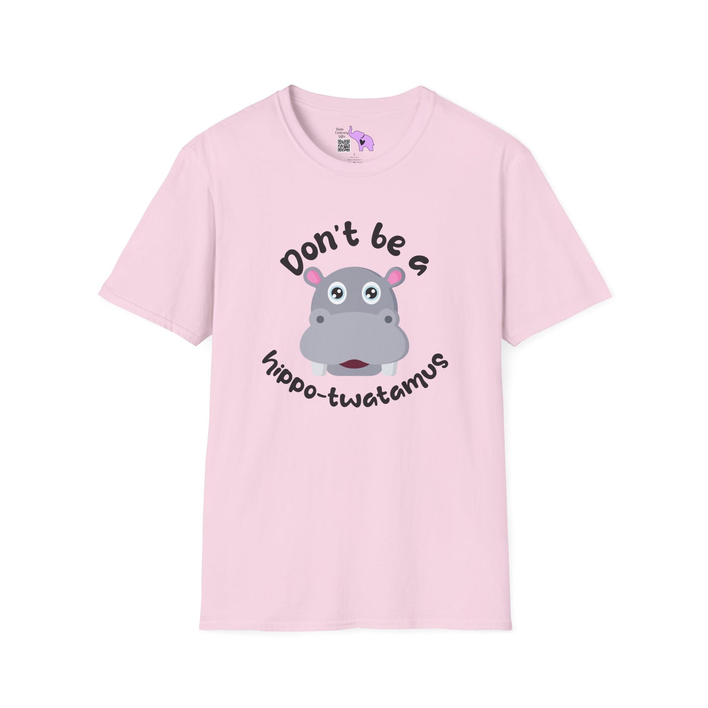 Don't Be A Hippo-twatamus Adult T-shirt