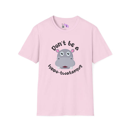 Don't Be A Hippo-twatamus Adult T-shirt