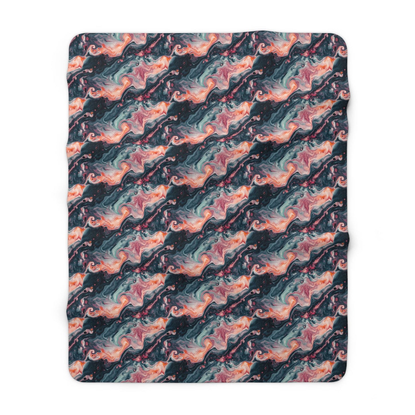 Pink Venom Marble Fleece Blanket