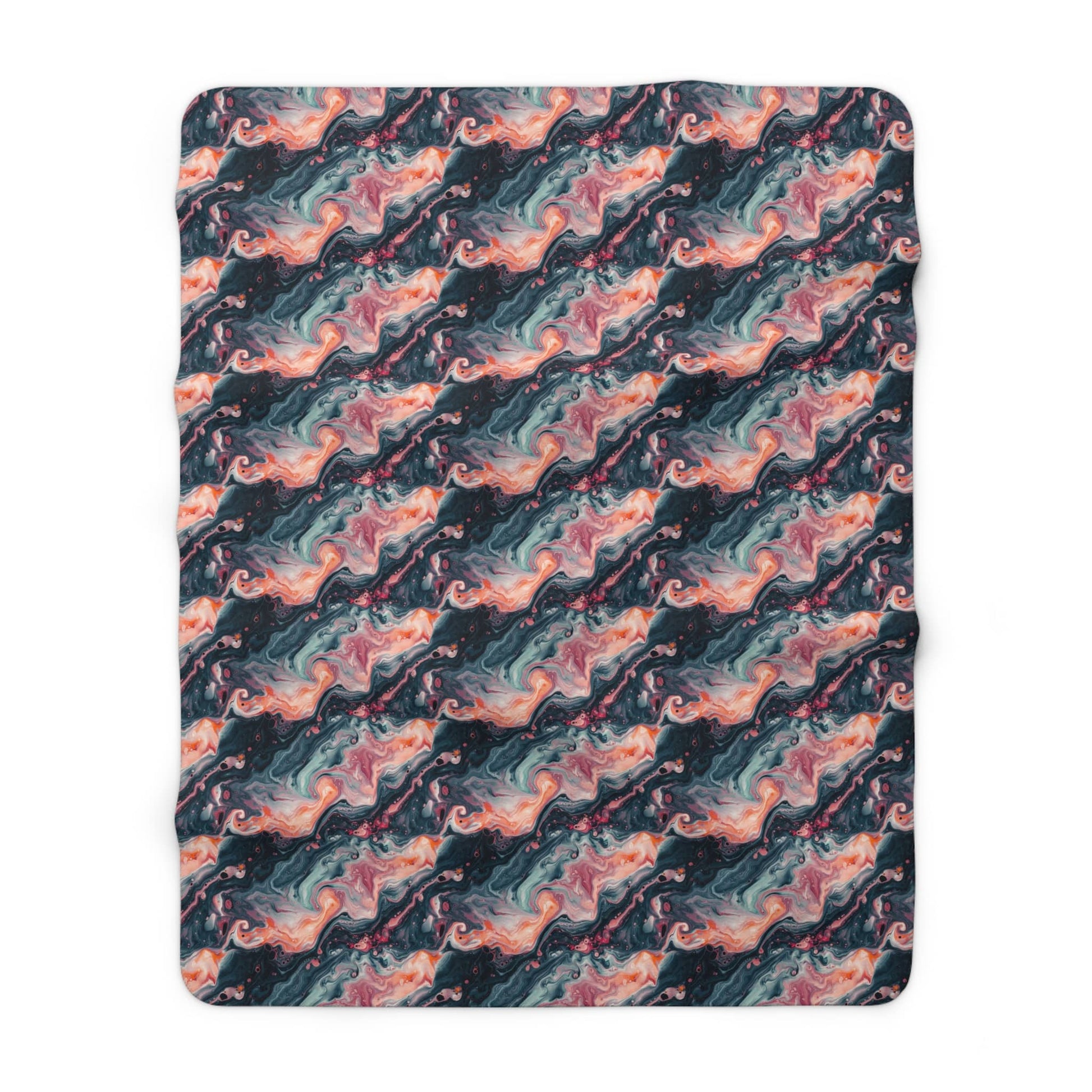 Pink Venom Marble Fleece Blanket