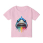 Colorful Shark Heavy Cotton™ Toddler T-shirt