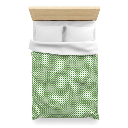 Emerald Star Garden Microfiber Duvet Cover