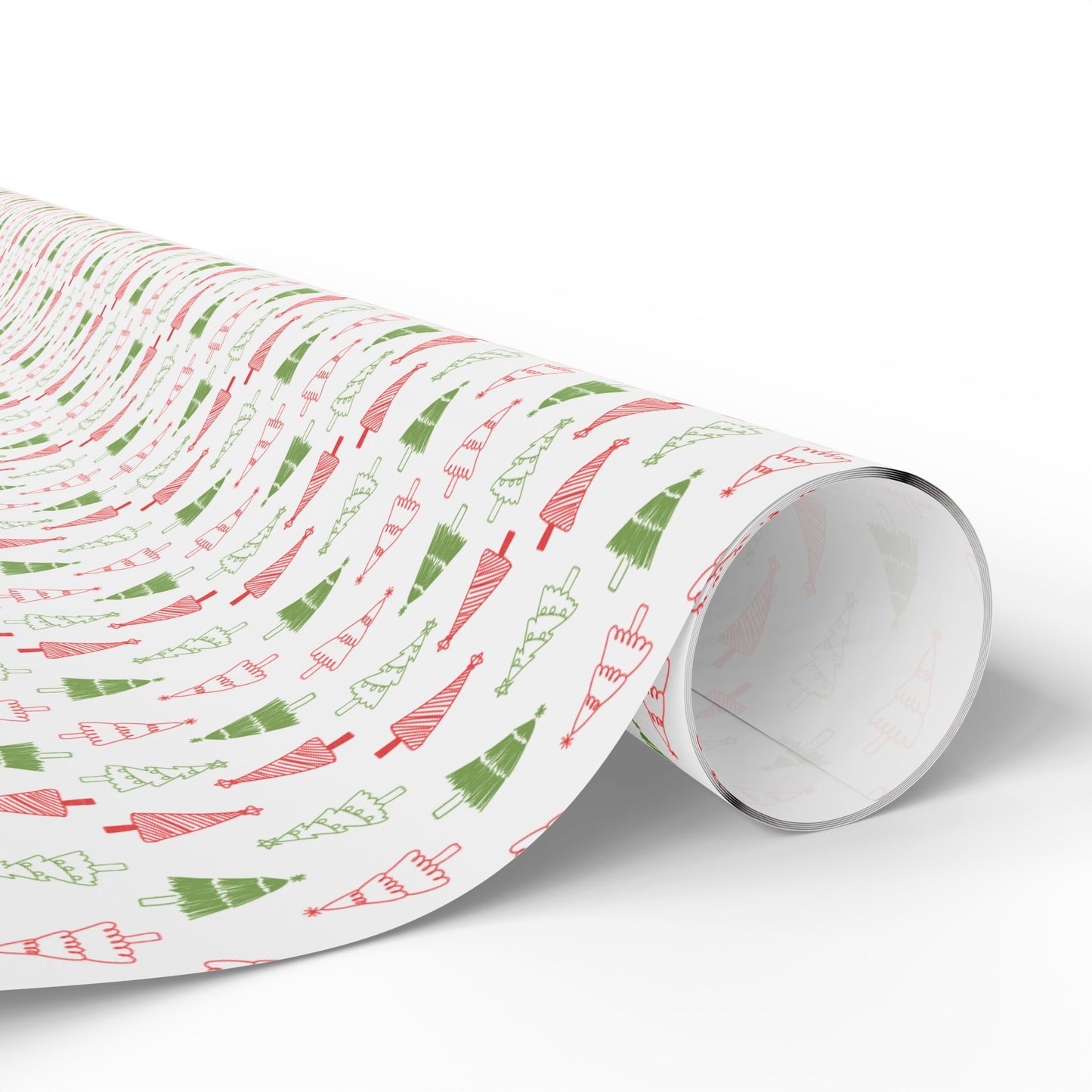 Merry Little Trees Wrapping Paper