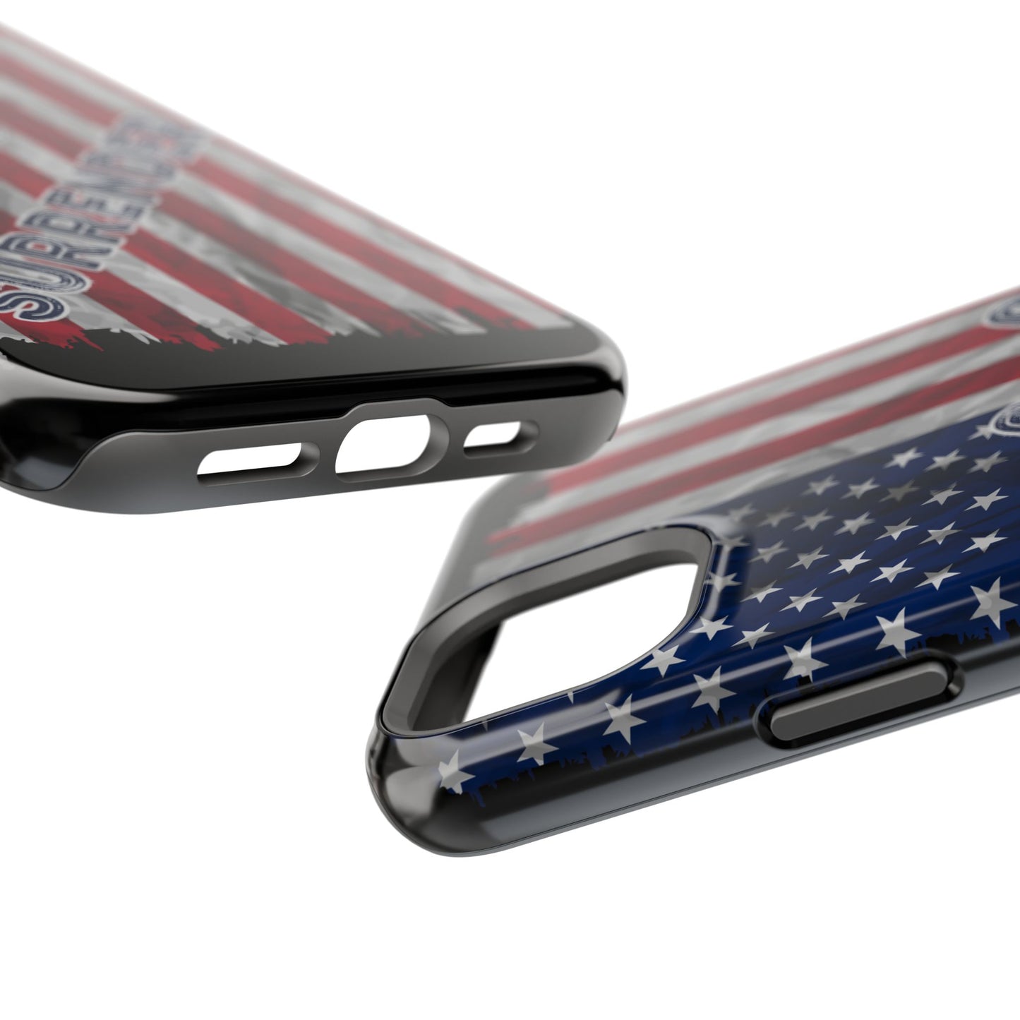 Never Surrender American Flag Impact-Resistant Cases